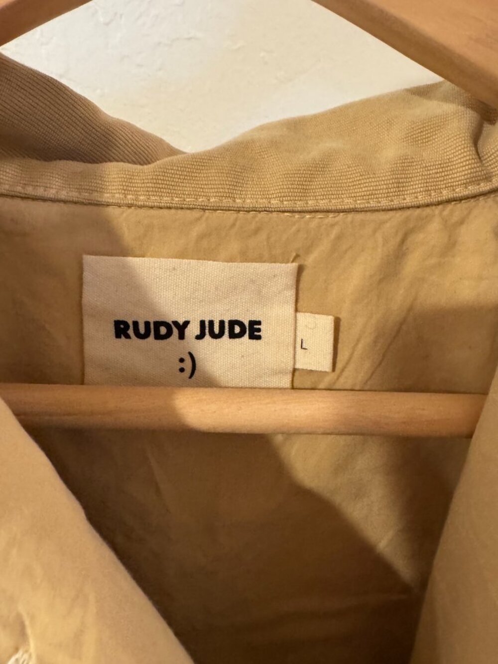 Rudy Jude Grosgrain Trench Coat - Size Large - Picture 7 of 8